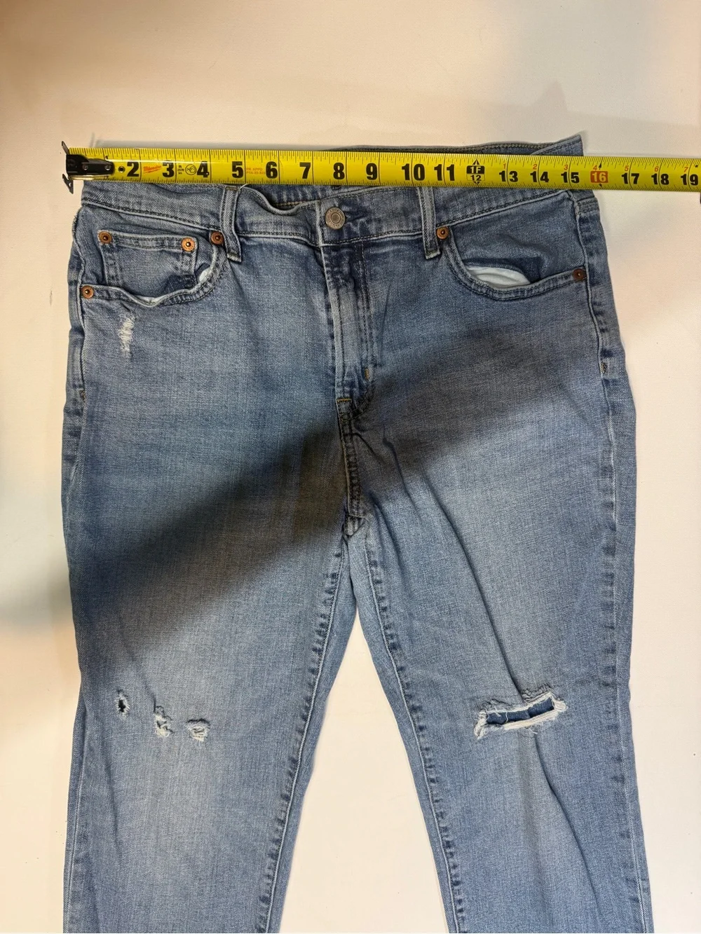 GAP Light Blue Distressed Boyfriend Jeans